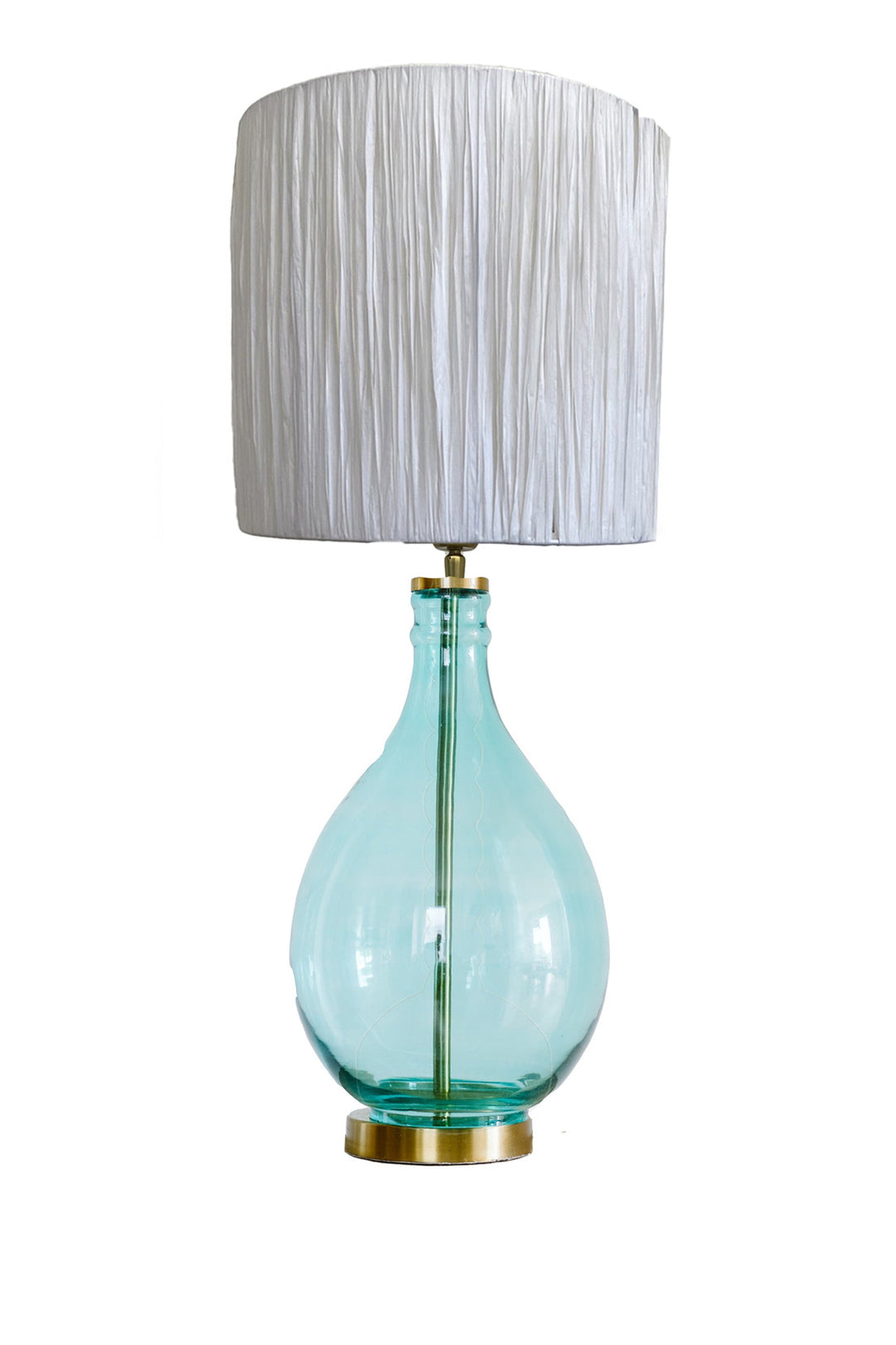 Husk Bottle Lamp - Blue - Light
