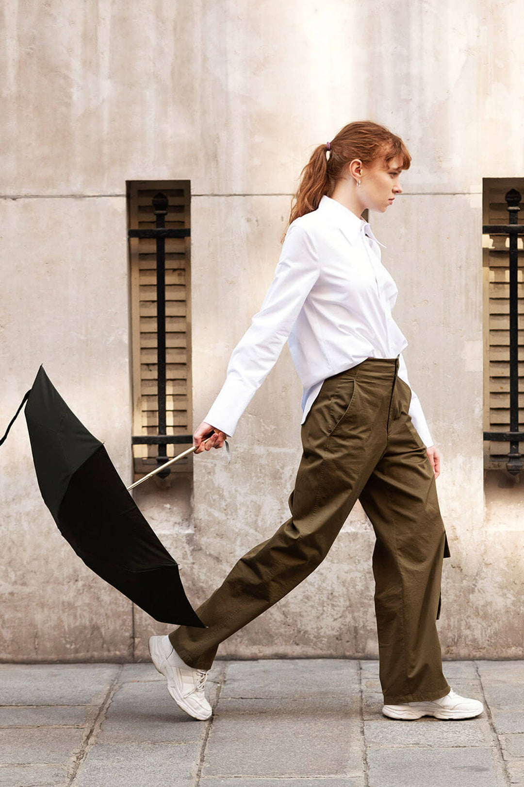 Husk Black Umbrella