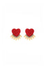Deepa Gurnani Danika Earrings - Red