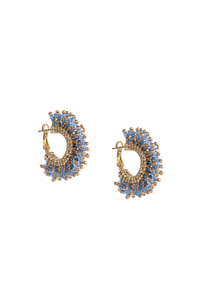 Deepa Gurnani Sierra Earrings - Blue