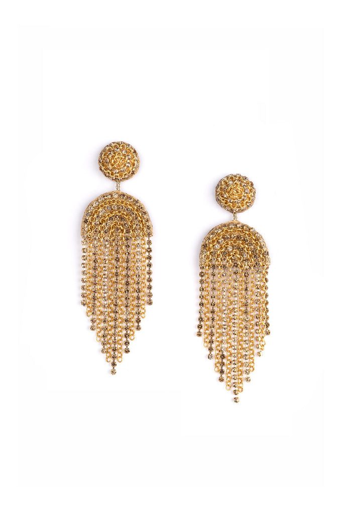 Deepa Gurnani Lorelei Earrings - Gold