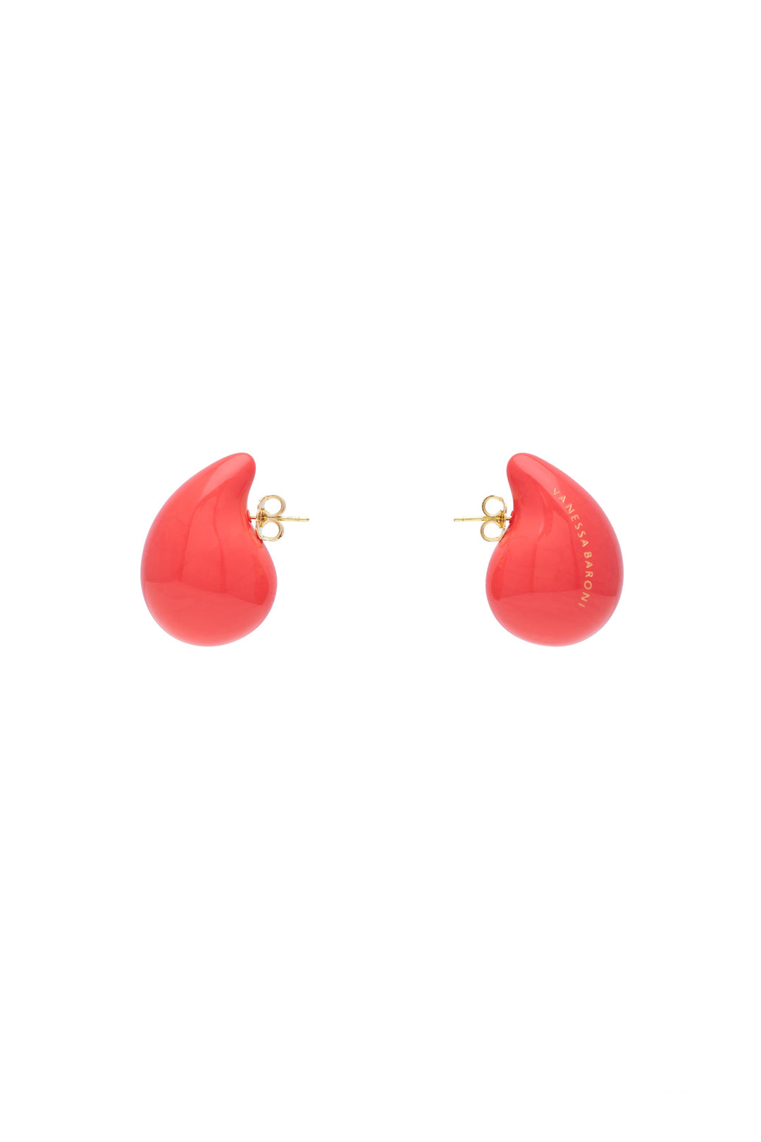 Vanessa Baroni Drop Earrings - Red