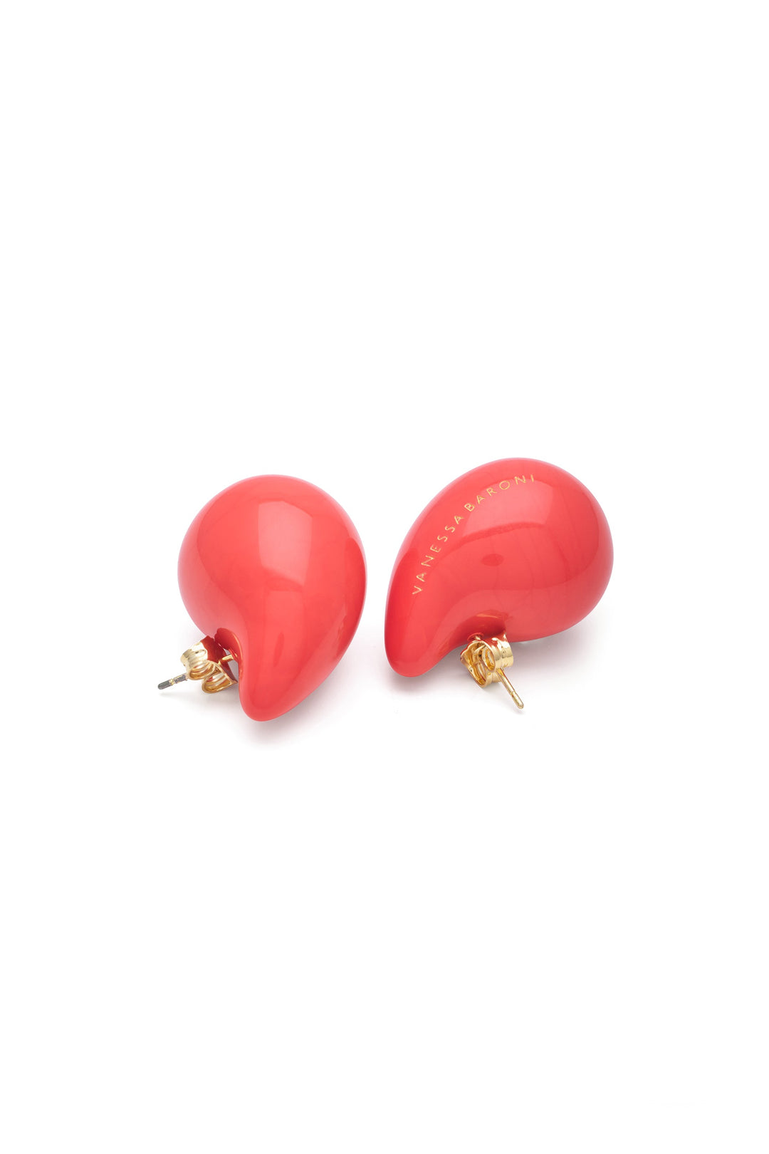 Vanessa Baroni Drop Earrings - Red