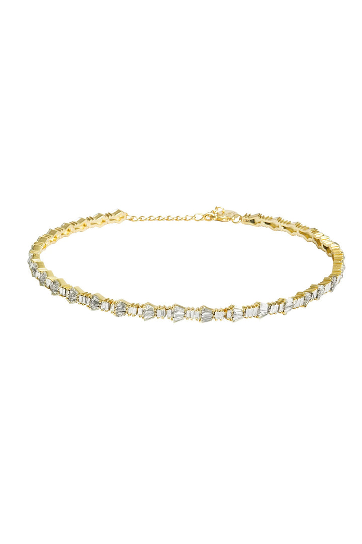 Kitte Wild Tennis Necklace - Gold