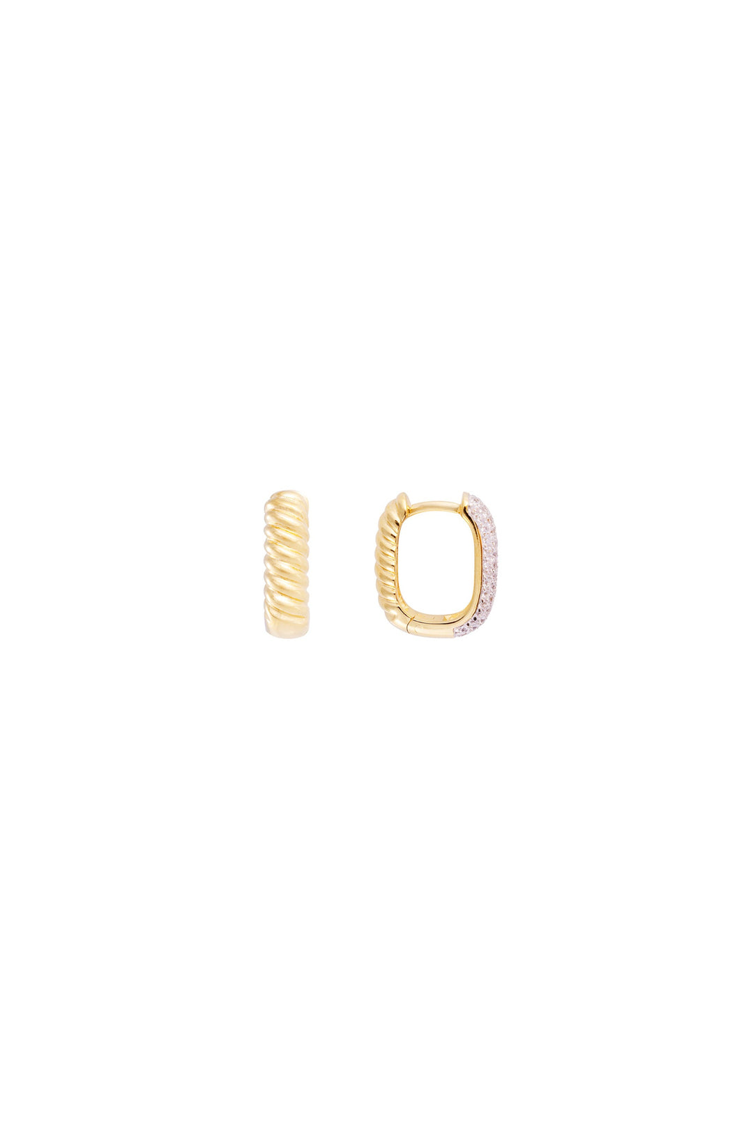 Fairley Reversible Hoops - Gold
