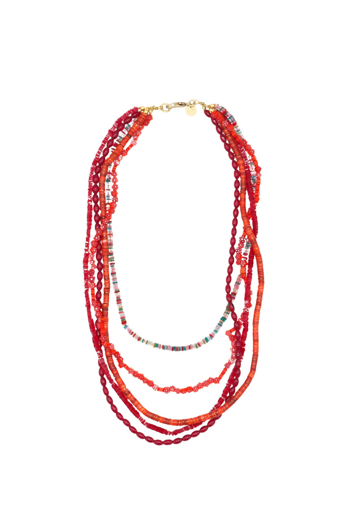 Sita Nevado La Platja Necklace - Red
