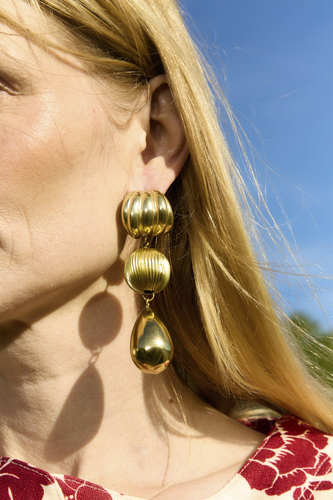 Sita Nevado Piti Earrings - Gold