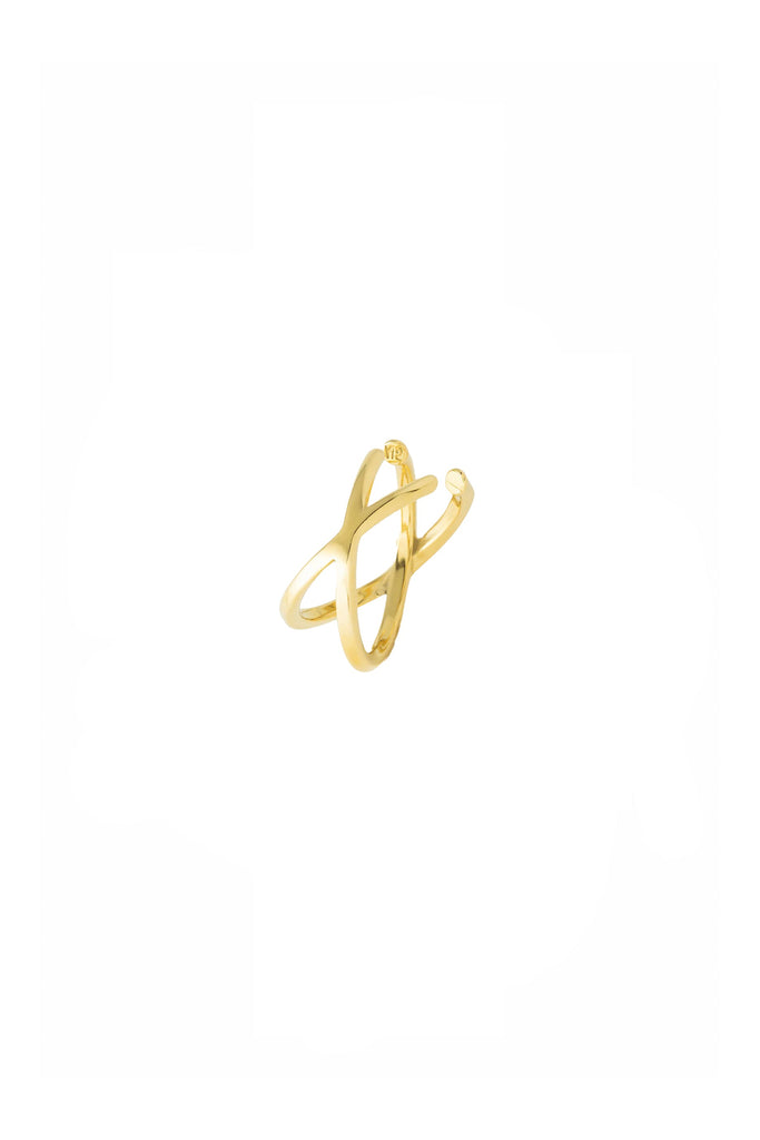YParis Marlo Ear Cuff - Gold