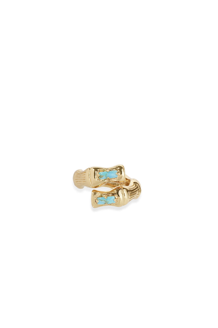 Gas Bijoux Bambou Ring - Gold