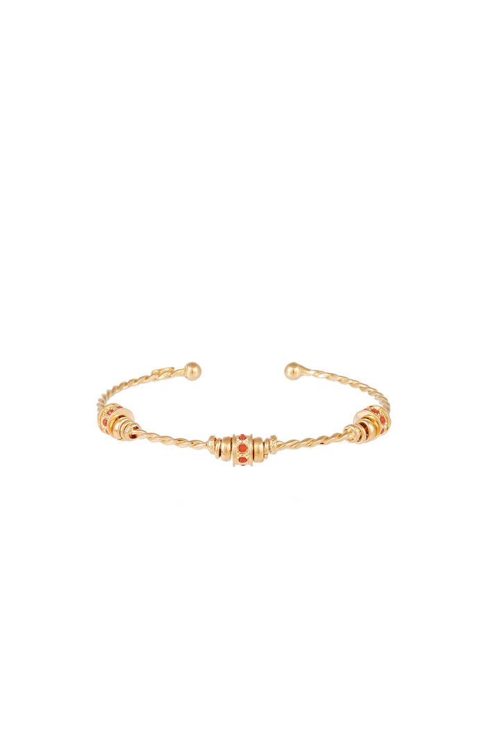 Gas Bijoux Torsade Bracelet - Orange