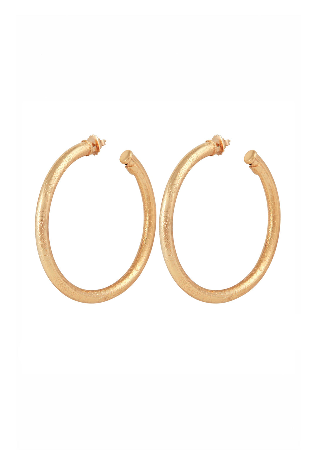 Gas Bijoux Maoro Maxi Hoops - Gold