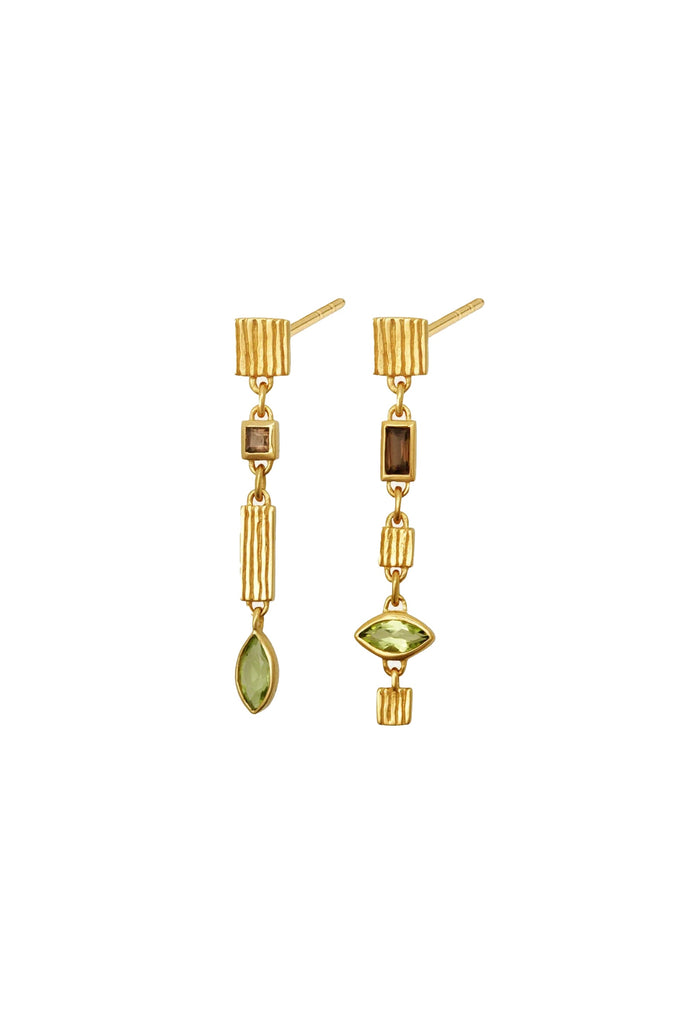 Temple Of The Sun Cindi Earrings - Gold