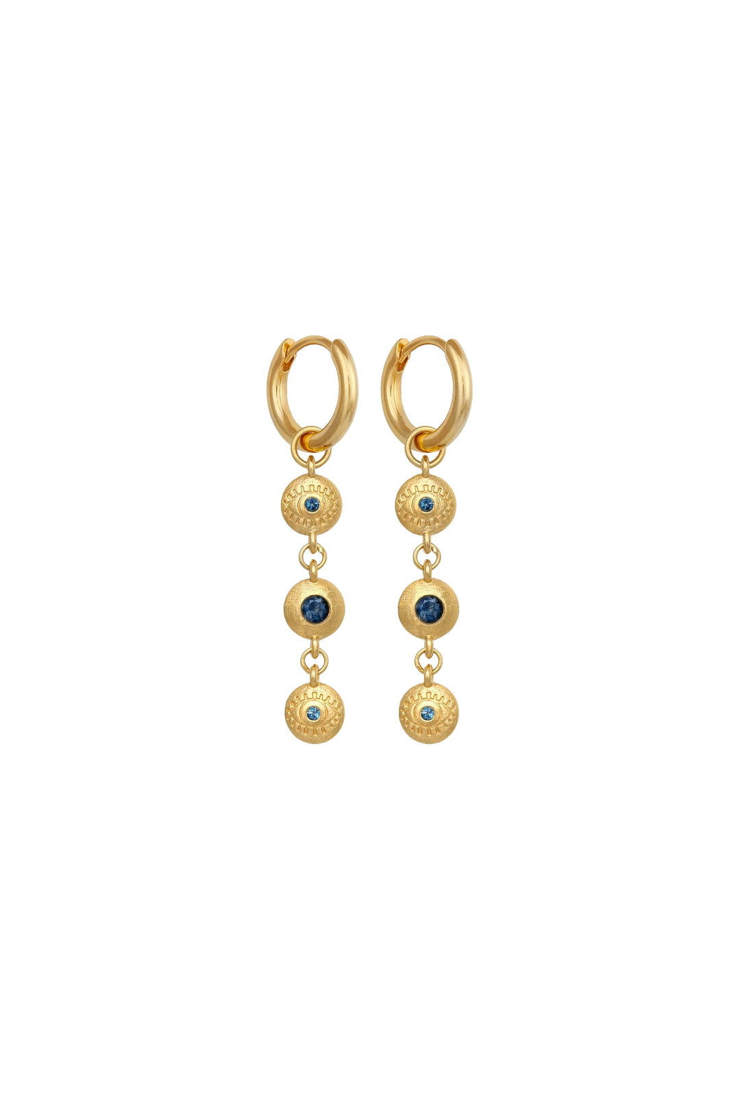 Temple Of The Sun Blessing Earrings - Gold