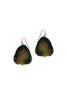 Alouette Design Forest Agate Earrings - Green