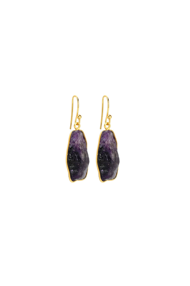 Husk Sana Earrings - Purple