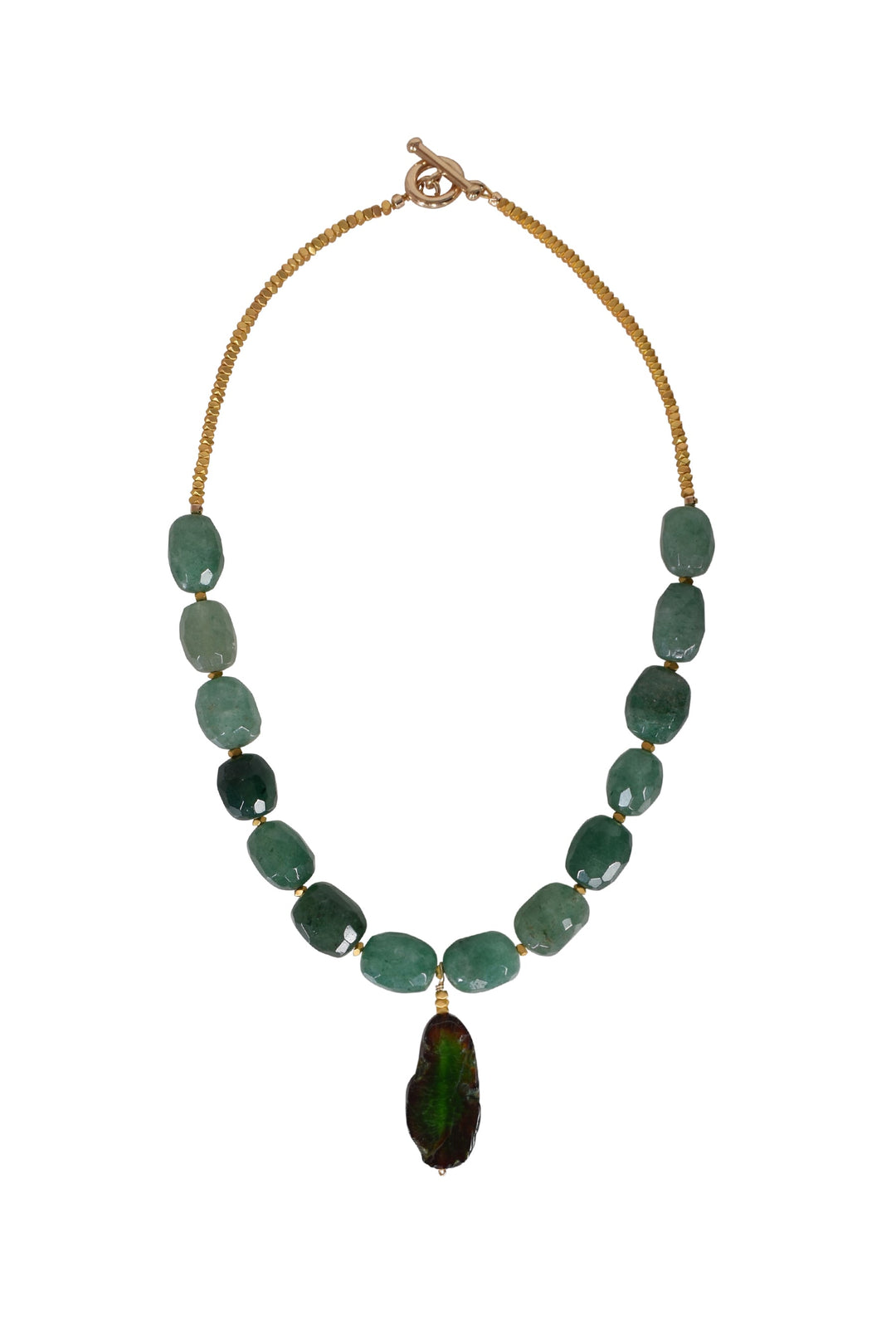 Alouette Design Penny Necklace - Emerald