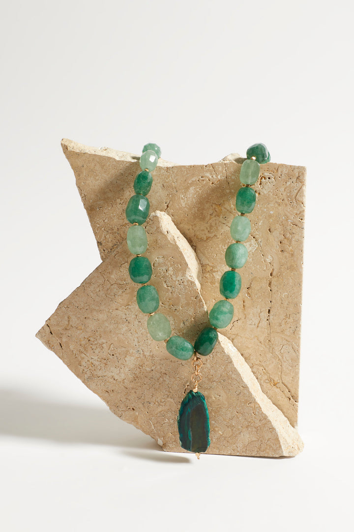 Alouette Design Penny Necklace - Emerald