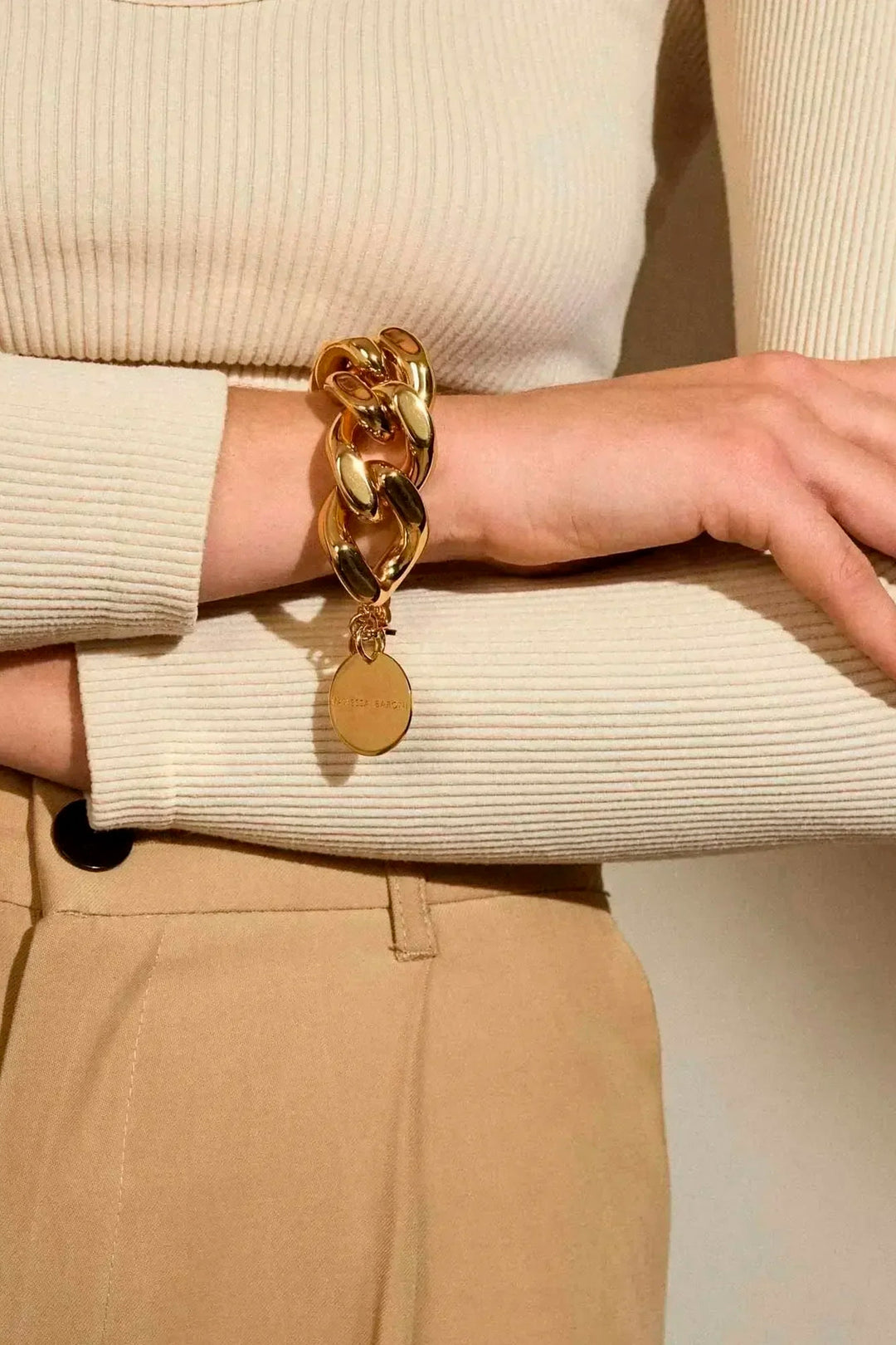 Vanessa Baroni Flat Chain Bracelet