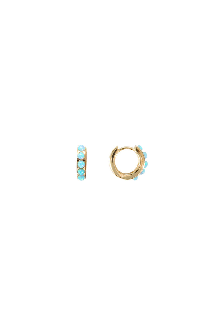 Fairley Blue Opal Crystal Huggies