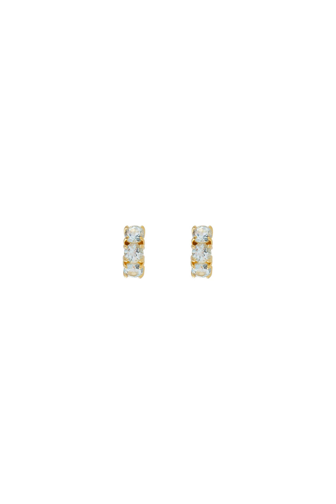 Fairley Blue Topaz Huggies