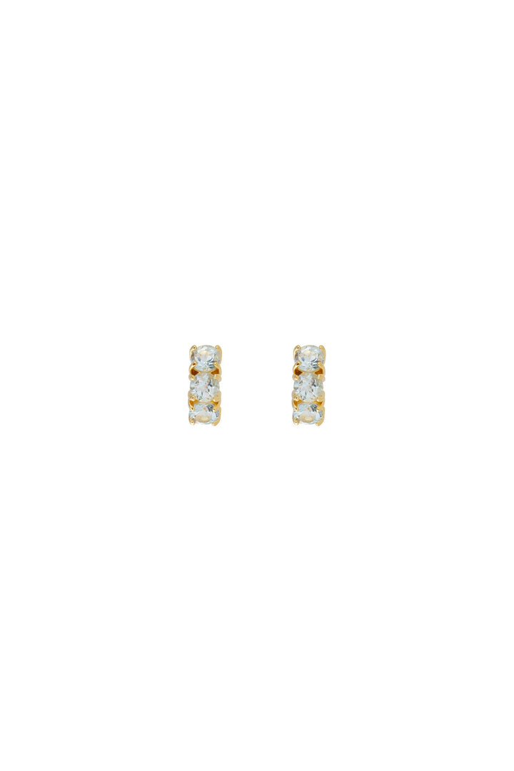 Fairley Blue Topaz Huggies
