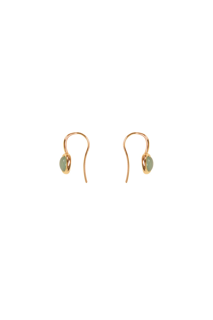 Husk Aurelia Jade Drop Earrings
