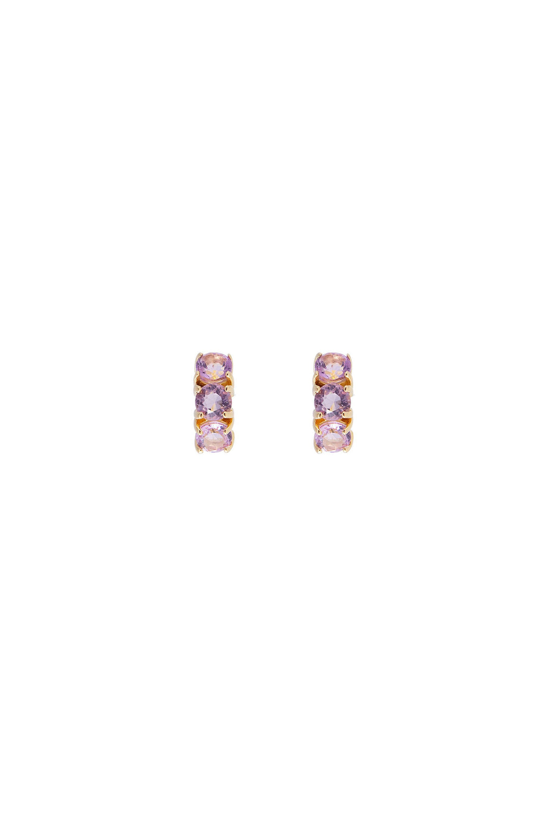 Fairley Amethyst Huggies