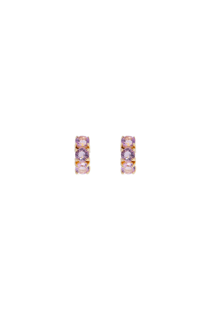 Fairley Amethyst Huggies