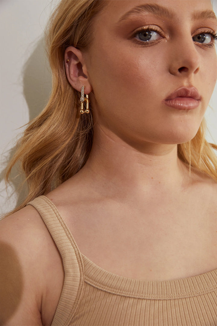 Kitte Bond Pave Earrings