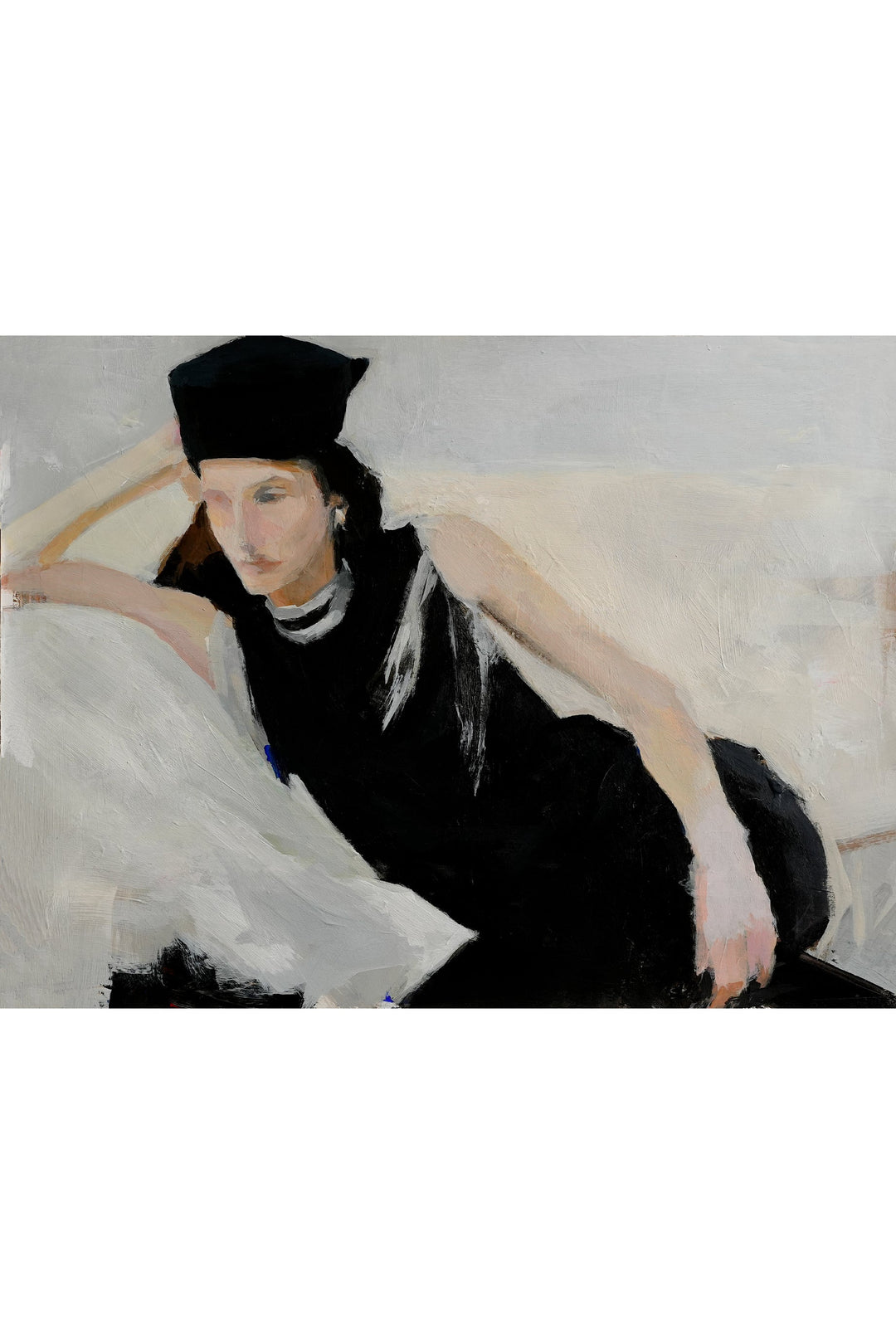 Julia Fitz x Husk - Noir Repose - Framed - 62cm x 84cm