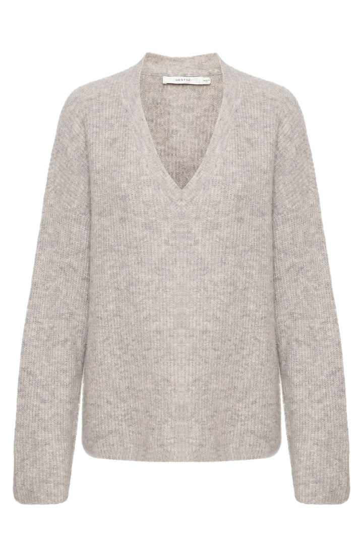 Gestuz Alpha Pullover - Grey Melange