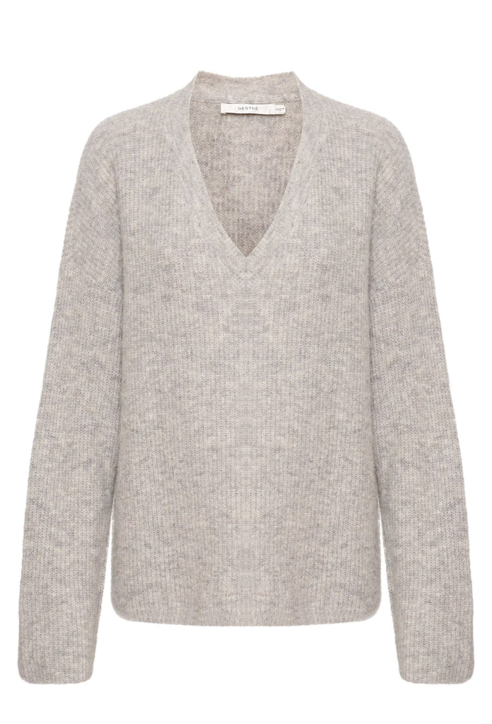 Gestuz Alpha Pullover - Grey Melange