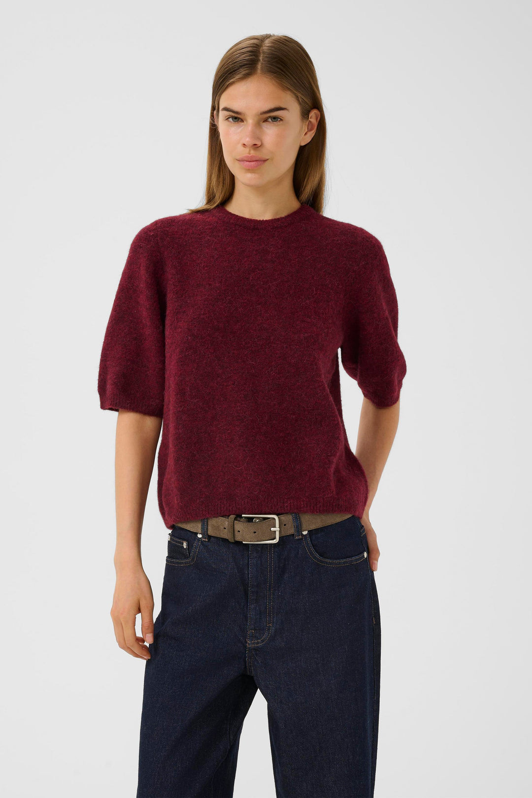 Gestuz Alpha Tee - Red Melange