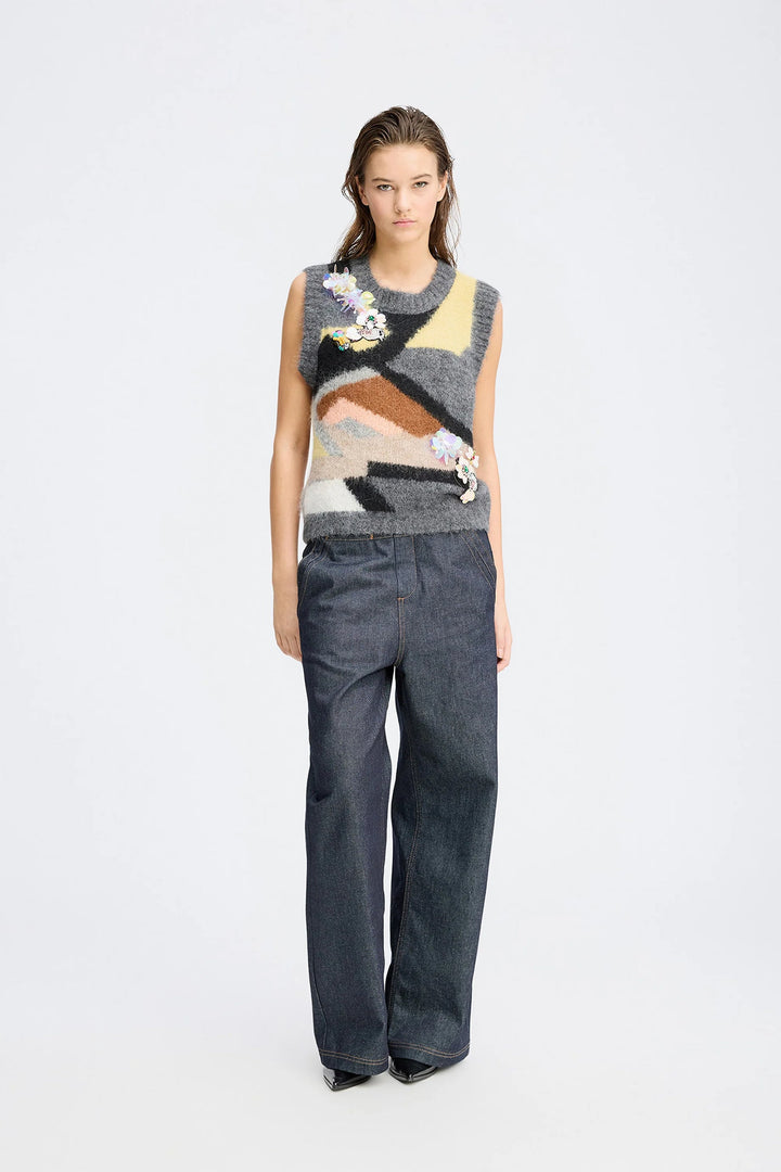 Munthe Rubble Vest - Grey