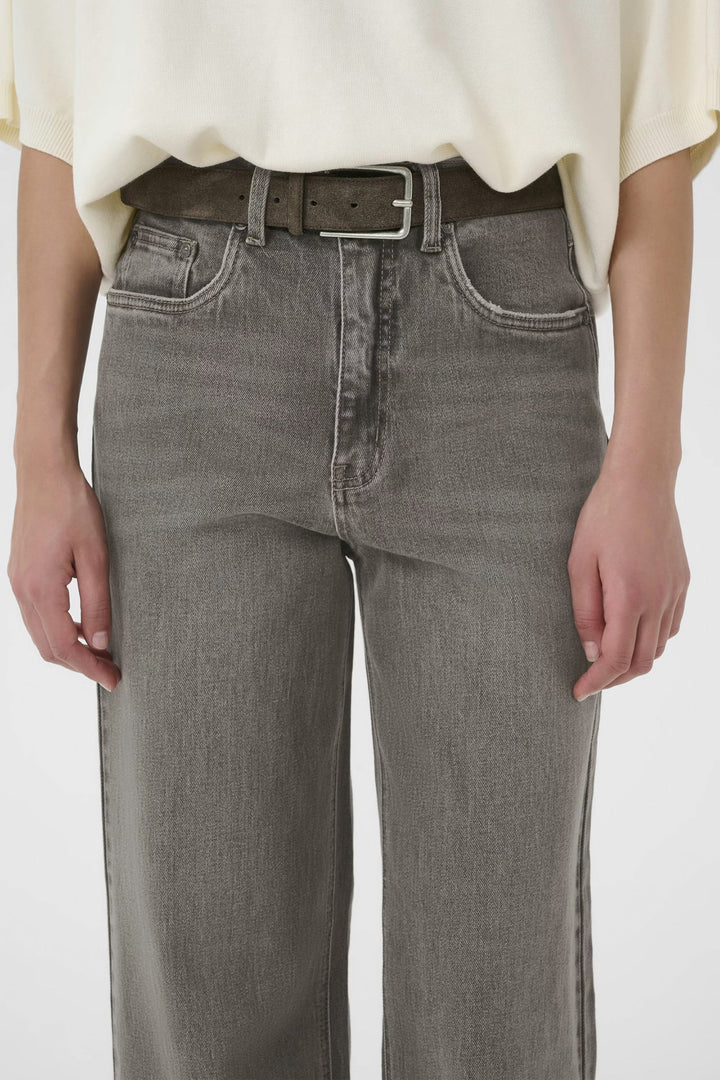 Gestuz Sara Wide Leg Fold Jeans