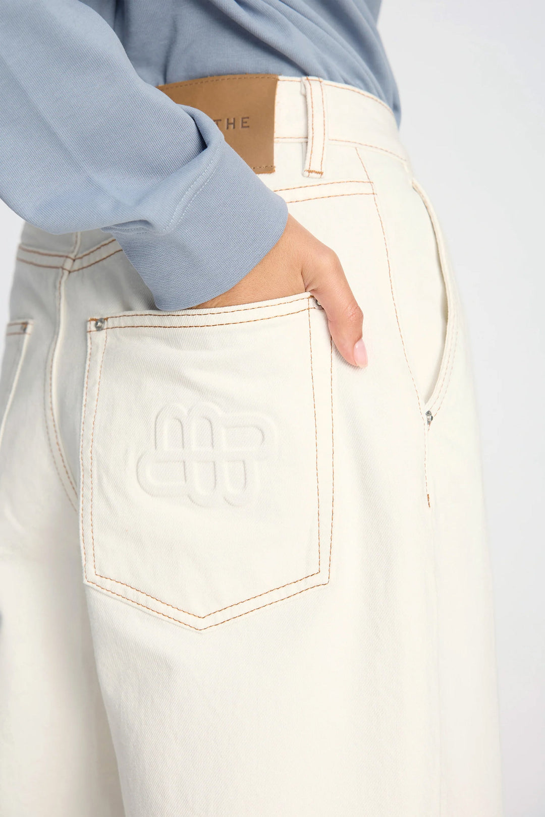 Munthe Becube Jeans - Ivory