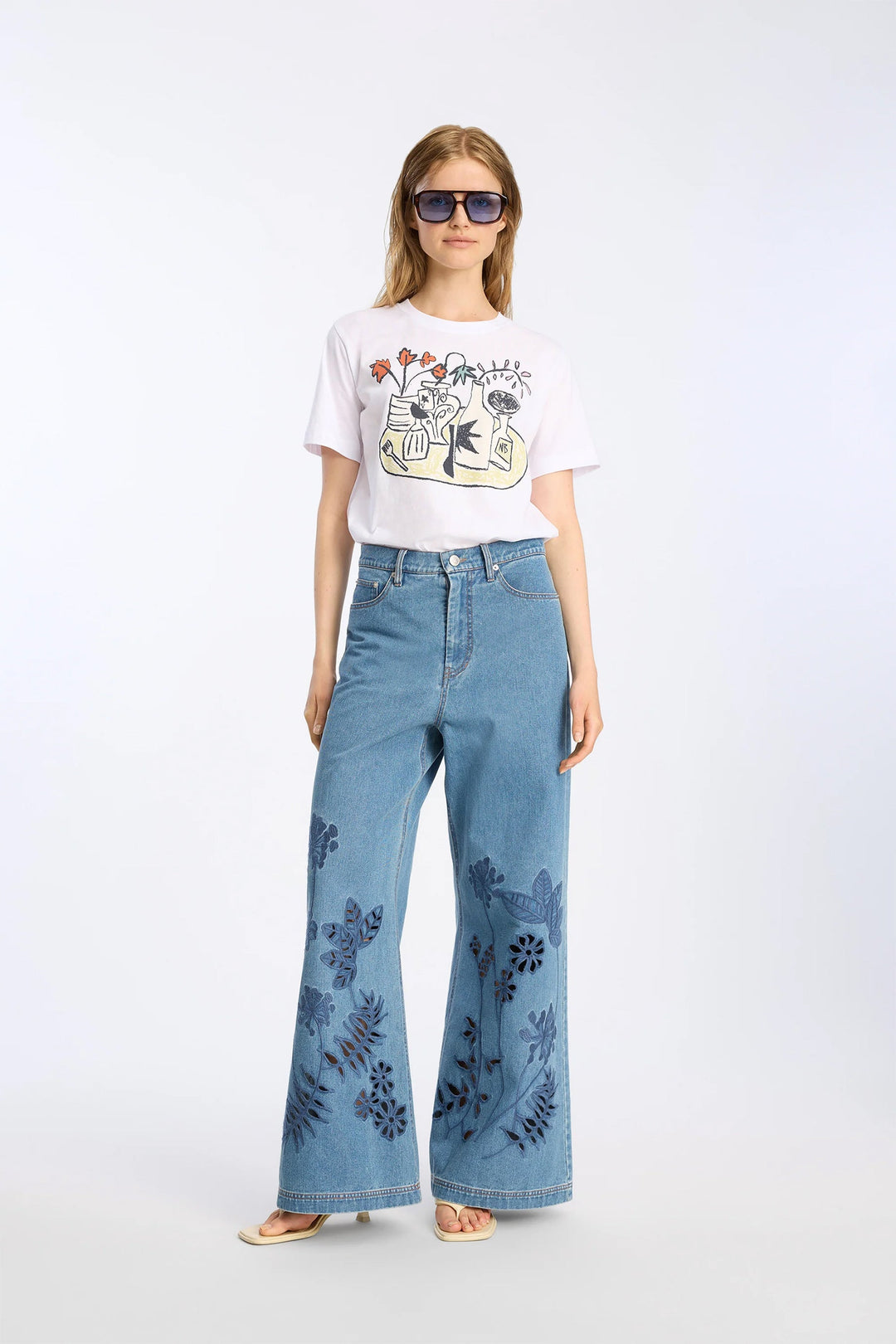 Munthe Ballon T-Shirt - White