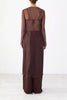 Alysi Creponne Top - Chocolate