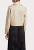 Husk LEATHER JKT - Sand