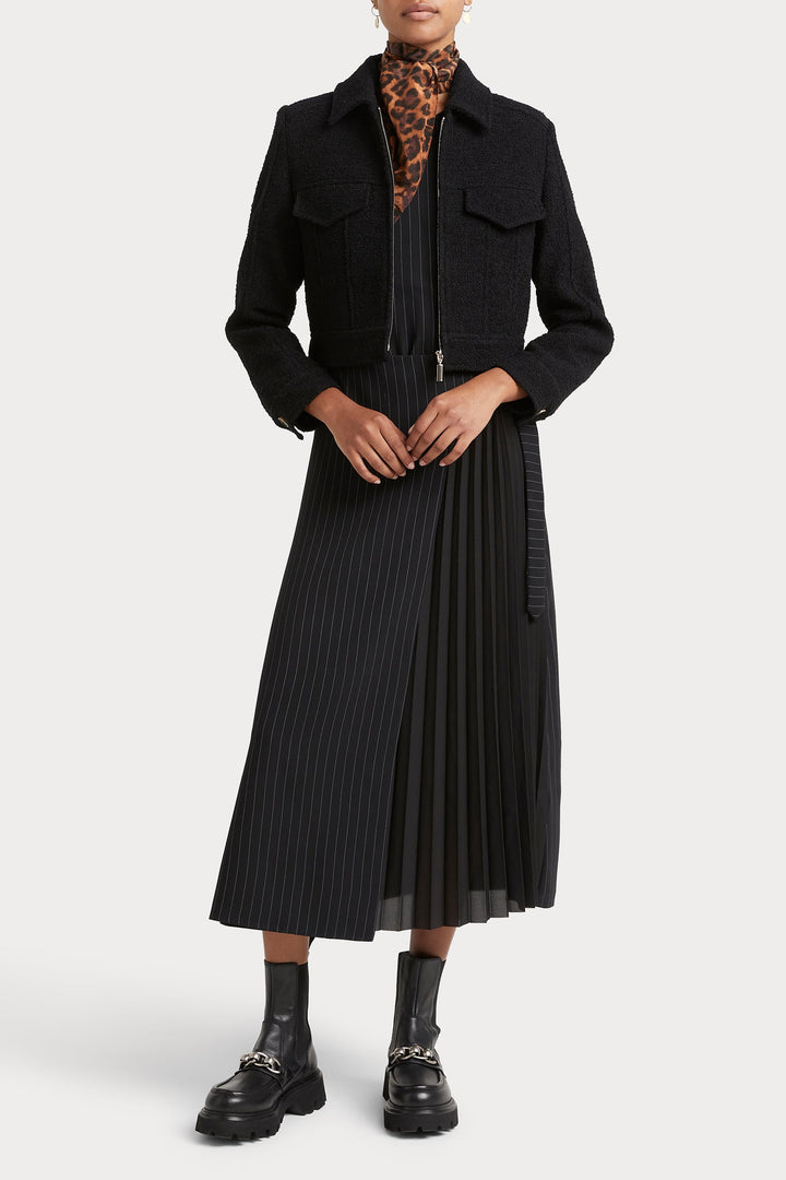 Husk BOUCLE JACKET - Black