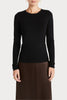 Husk MERINO CREW - Black