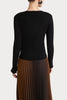 Husk KEYHOLE KNIT - Black