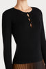 Husk KEYHOLE KNIT - Black