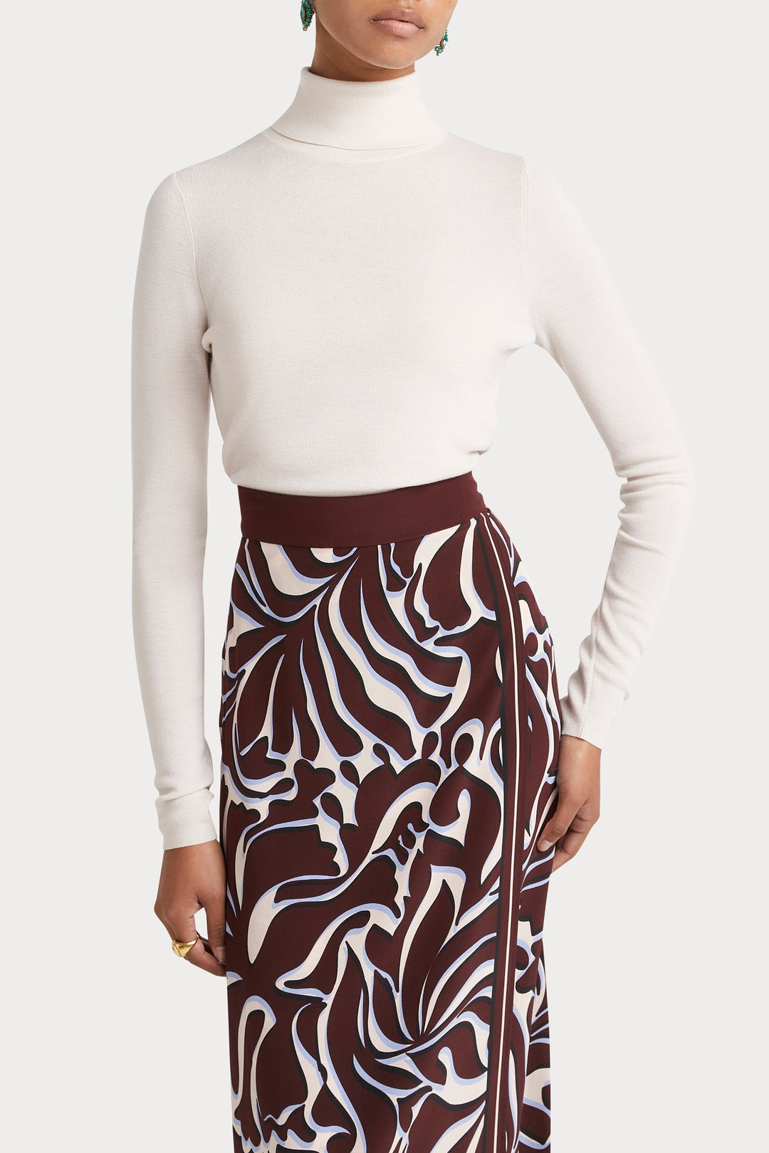 Husk ROLL NECK - Eggshell