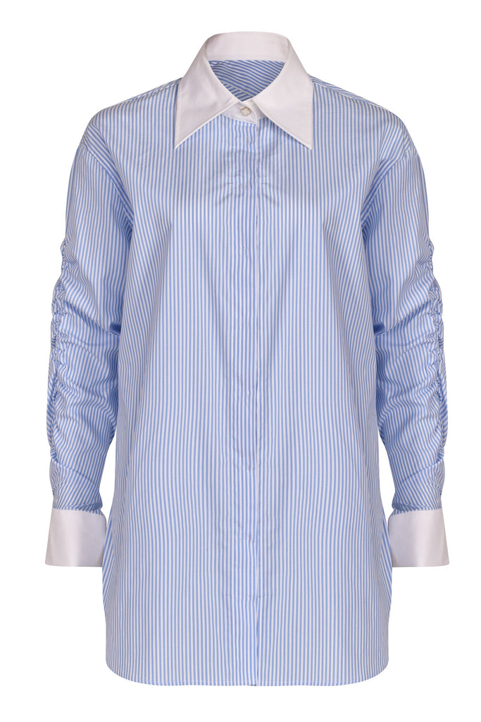 Husk LUCY SHIRT - Blue & White