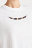 Husk BEADED TSHIRT - White
