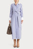 Husk LUCA DRESS - Blue & White