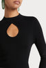 Husk Keyhole Knit - Black
