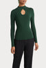 Husk Keyhole Knit - Forest