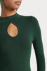 Husk Keyhole Knit - Forest